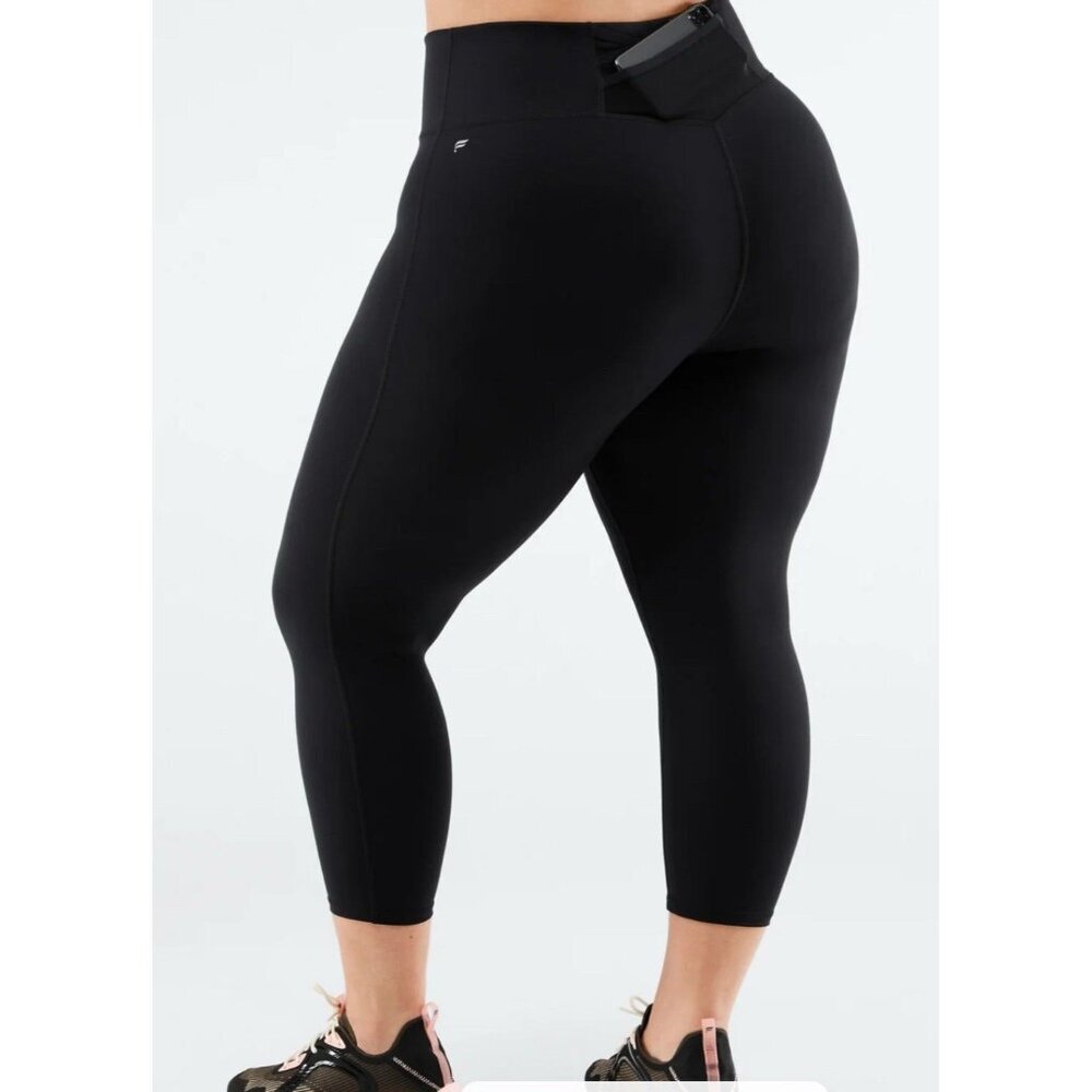 Fabletics Motion 365 Black High-Waisted Leggings Womens Size 1X Stretch Athletic - Picture 2 of 12